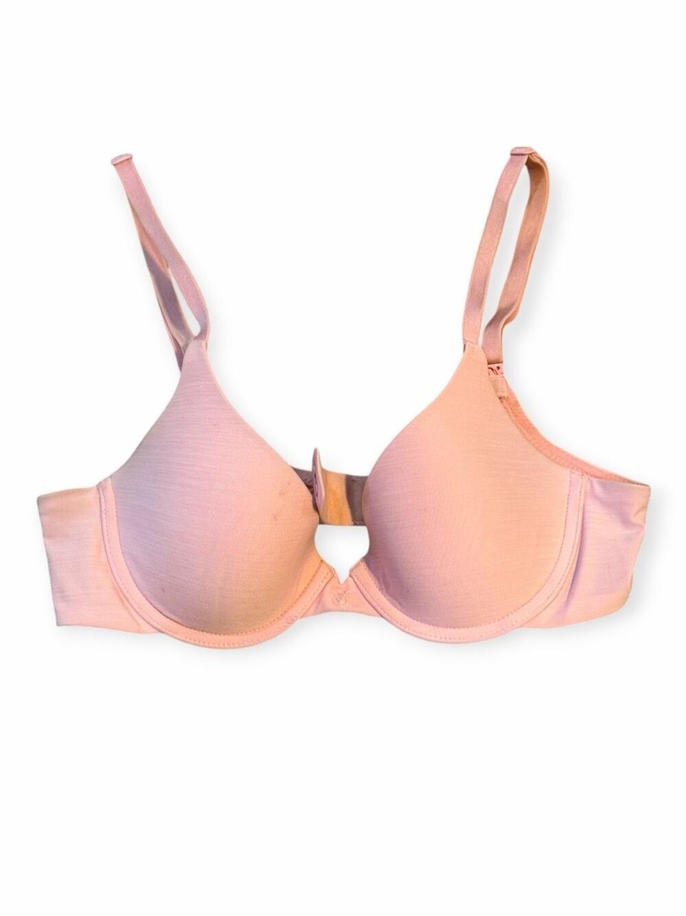 VICTORIA’S SECRET Uplift Semi Demi Underwire Bra Peach Pink 32A